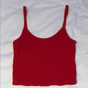 Red Brandy Melville tank top. Size small.